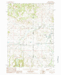 Beulah Wyoming Historical topographic map, 1:24000 scale, 7.5 X 7.5 Minute, Year 1984
