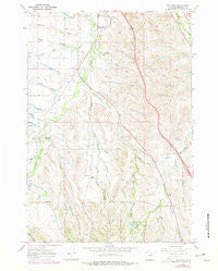 Big Horn Wyoming Historical topographic map, 1:24000 scale, 7.5 X 7.5 Minute, Year 1967