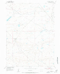 Big Judson Wyoming Historical topographic map, 1:24000 scale, 7.5 X 7.5 Minute, Year 1955