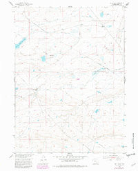 Big Judson Wyoming Historical topographic map, 1:24000 scale, 7.5 X 7.5 Minute, Year 1955
