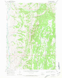 Big Park Wyoming Historical topographic map, 1:24000 scale, 7.5 X 7.5 Minute, Year 1967
