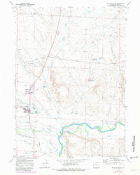 Big Piney East Wyoming Historical topographic map, 1:24000 scale, 7.5 X 7.5 Minute, Year 1970