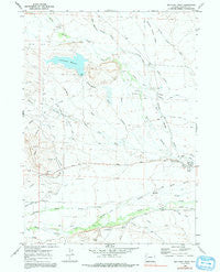 Big Piney West Wyoming Historical topographic map, 1:24000 scale, 7.5 X 7.5 Minute, Year 1970