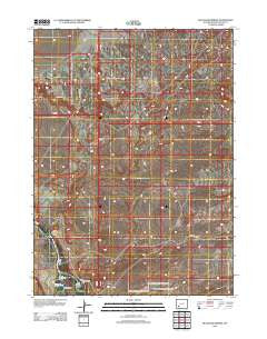 Big Island Bridge Wyoming Historical topographic map, 1:24000 scale, 7.5 X 7.5 Minute, Year 2012