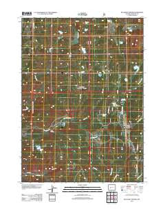 Big Sandy Opening Wyoming Historical topographic map, 1:24000 scale, 7.5 X 7.5 Minute, Year 2012