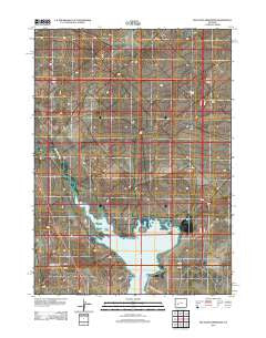 Big Sandy Reservoir Wyoming Historical topographic map, 1:24000 scale, 7.5 X 7.5 Minute, Year 2012
