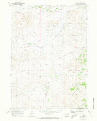 Bill 4 SE Wyoming Historical topographic map, 1:24000 scale, 7.5 X 7.5 Minute, Year 1970