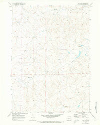 Bill 4 SW Wyoming Historical topographic map, 1:24000 scale, 7.5 X 7.5 Minute, Year 1970