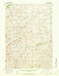 Bill Wyoming Historical topographic map, 1:62500 scale, 15 X 15 Minute, Year 1959