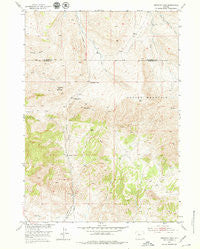 Birdseye Pass Wyoming Historical topographic map, 1:24000 scale, 7.5 X 7.5 Minute, Year 1951