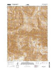 Birdseye Pass Wyoming Current topographic map, 1:24000 scale, 7.5 X 7.5 Minute, Year 2015