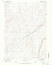 Bitter Creek Wyoming Historical topographic map, 1:24000 scale, 7.5 X 7.5 Minute, Year 1968