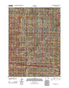 Bitter Creek NE Wyoming Historical topographic map, 1:24000 scale, 7.5 X 7.5 Minute, Year 2012