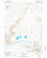 Black Rock Gap Wyoming Historical topographic map, 1:24000 scale, 7.5 X 7.5 Minute, Year 1951