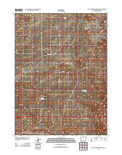 Black Spring Reservoir Wyoming Historical topographic map, 1:24000 scale, 7.5 X 7.5 Minute, Year 2012