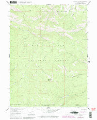 Blackhall Mountain Wyoming Historical topographic map, 1:24000 scale, 7.5 X 7.5 Minute, Year 1961
