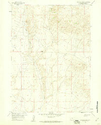 Blackjack Ranch Wyoming Historical topographic map, 1:24000 scale, 7.5 X 7.5 Minute, Year 1959