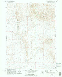 Blackjack Ranch Wyoming Historical topographic map, 1:24000 scale, 7.5 X 7.5 Minute, Year 1959