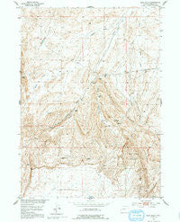 Blue Gulch Wyoming Historical topographic map, 1:24000 scale, 7.5 X 7.5 Minute, Year 1953