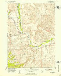 Blue Holes Wyoming Historical topographic map, 1:24000 scale, 7.5 X 7.5 Minute, Year 1952