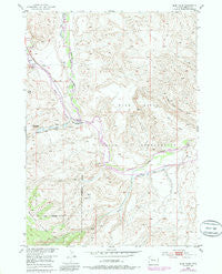 Blue Holes Wyoming Historical topographic map, 1:24000 scale, 7.5 X 7.5 Minute, Year 1952
