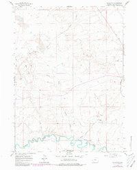 Blue Point Wyoming Historical topographic map, 1:24000 scale, 7.5 X 7.5 Minute, Year 1961