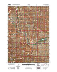 Blue Holes Wyoming Historical topographic map, 1:24000 scale, 7.5 X 7.5 Minute, Year 2012