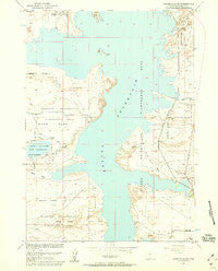 Bonneville SW Wyoming Historical topographic map, 1:24000 scale, 7.5 X 7.5 Minute, Year 1958