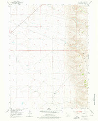 Bosler SE Wyoming Historical topographic map, 1:24000 scale, 7.5 X 7.5 Minute, Year 1955