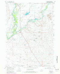 Boulder Wyoming Historical topographic map, 1:24000 scale, 7.5 X 7.5 Minute, Year 1964