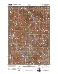 Box Elder Draw Wyoming Historical topographic map, 1:24000 scale, 7.5 X 7.5 Minute, Year 2012
