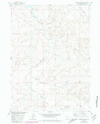 Bringolf Ranch Wyoming Historical topographic map, 1:24000 scale, 7.5 X 7.5 Minute, Year 1958