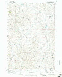 Brislawn School Wyoming Historical topographic map, 1:24000 scale, 7.5 X 7.5 Minute, Year 1972