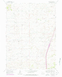 Bristol Ridge Wyoming Historical topographic map, 1:24000 scale, 7.5 X 7.5 Minute, Year 1962