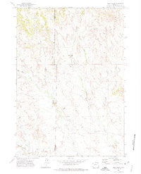 Buck Creek Wyoming Historical topographic map, 1:24000 scale, 7.5 X 7.5 Minute, Year 1971