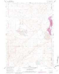 Buck Draw Wyoming Historical topographic map, 1:24000 scale, 7.5 X 7.5 Minute, Year 1960