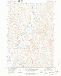 Buffalo NE Wyoming Historical topographic map, 1:24000 scale, 7.5 X 7.5 Minute, Year 1970