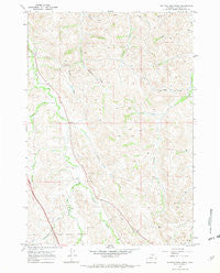 Buffalo Run Creek Wyoming Historical topographic map, 1:24000 scale, 7.5 X 7.5 Minute, Year 1967