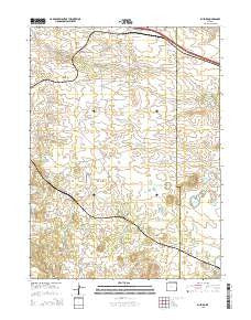 Buford Wyoming Current topographic map, 1:24000 scale, 7.5 X 7.5 Minute, Year 2015