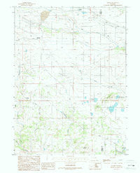 Buford Wyoming Historical topographic map, 1:24000 scale, 7.5 X 7.5 Minute, Year 1987