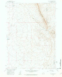 Bull Springs Wyoming Historical topographic map, 1:24000 scale, 7.5 X 7.5 Minute, Year 1960