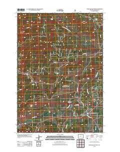 Burgess Junction Wyoming Historical topographic map, 1:24000 scale, 7.5 X 7.5 Minute, Year 2012