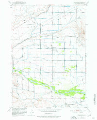 Burlington Wyoming Historical topographic map, 1:24000 scale, 7.5 X 7.5 Minute, Year 1951