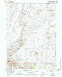 Buzzard Ranch Wyoming Historical topographic map, 1:24000 scale, 7.5 X 7.5 Minute, Year 1953