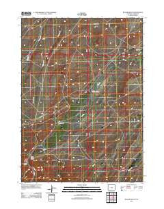 Buzzard Ranch Wyoming Historical topographic map, 1:24000 scale, 7.5 X 7.5 Minute, Year 2012