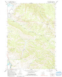 Cache Creek Wyoming Historical topographic map, 1:24000 scale, 7.5 X 7.5 Minute, Year 1965