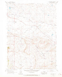 Cameron Creek Wyoming Historical topographic map, 1:24000 scale, 7.5 X 7.5 Minute, Year 1961