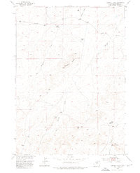 Campbell Ridge Wyoming Historical topographic map, 1:24000 scale, 7.5 X 7.5 Minute, Year 1953