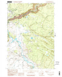 Canyon Village Wyoming Historical topographic map, 1:24000 scale, 7.5 X 7.5 Minute, Year 1986