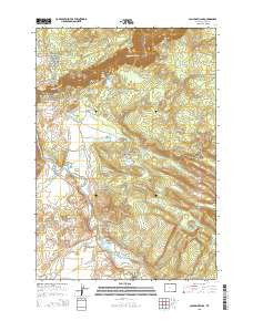 Canyon Village Wyoming Current topographic map, 1:24000 scale, 7.5 X 7.5 Minute, Year 2015